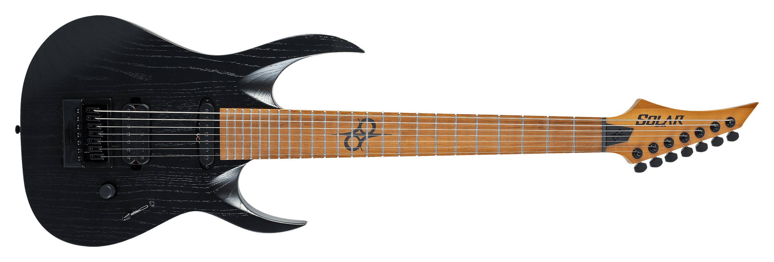 гитара солар 1. гитара солар 2. 7. 7. 61mc мини-электрогитара, 22,5", цвет черный.